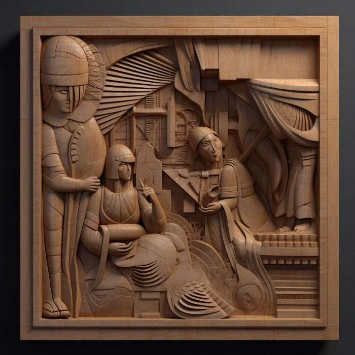 نموذج ثلاثي الأبعاد لآلة CNC 3D Art 